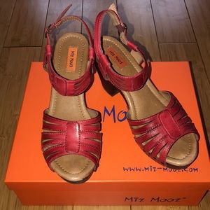 Miz Mooz Red Sandals